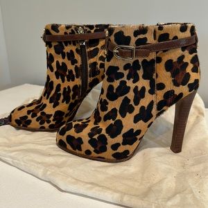 Leopard Calf Hair, Tory Birch Booties
